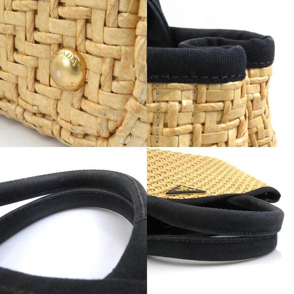 PRADA Black Canvas Shoulder Bag - Picture 4 of 5